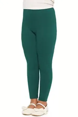 Merry Style Leggings Mädchen Lange Hose MS10-225 (1-tlg) aus Baumwolle grün 128