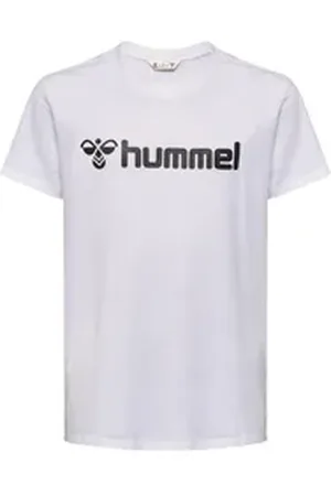 Hummel T-Shirt T-Shirt mit Logo Print aus Bio-Baumwolle (1-tlg) hmlGO 2.0 LOGO T-SHIRT S/S KIDS blau 164