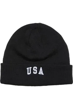Mister Tee Strickmütze USA Beanie schwarz