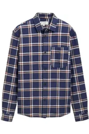 TOM TAILOR Denim Langarmhemd blau L