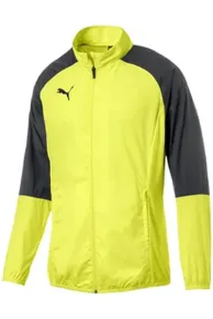 PUMA Trainingsjacke Herren Präsentationsjacke CUP Sideline Woven JKT Core 656045 gelb S