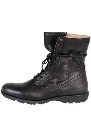 Diesel Herren Leder Boots - D-24X7 Stieffel Stiefel schwarz 40 EU