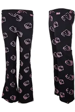 Hello Kitty Leggings Mädchen Leggings Schlaghose Hose Gr. 134 bis 170 schwarz 158