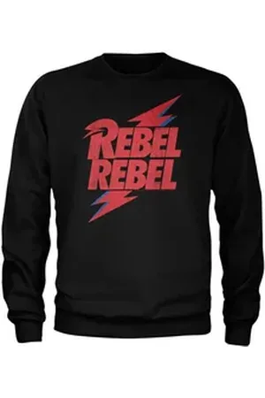 David Bowie Rundhalspullover Rebel Rebel Girly Sweatshirt schwarz XXL