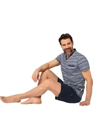 Cerruti 1881 1881 Pyjama (Set, 2 Stück) absolut bequem und weich, aus 100% Baumwolle blau XL