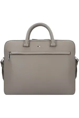 HUGO BOSS Aktentasche Ray, Polyurethan braun