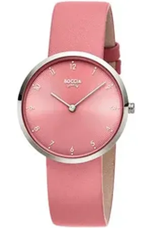 Boccia Titanium Boccia Quarzuhr Titan Pink rosa