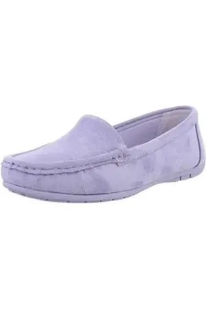 Ital-Design Klassische Slipper – Komfortable Alltagsschuhe für Sie Slipper (89319086) Flach Mokassins in Lila lila 38 EU