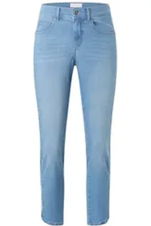 Angels Slim-fit-Jeans ORNELLA SPARKLE light blue used 36