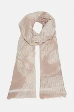 Comma, Comma Halstuch Feiner Schal aus Lyocellmix beige