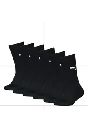 PUMA Socken KIDS EASY RIDER 6P ECOM (6 Paar) Sportsocken, Rippenbündchen, Logo schwarz 31-34