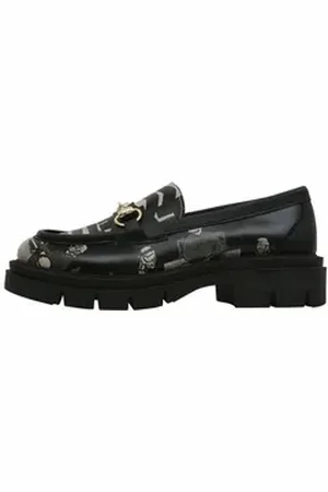 Dogo Damen Cindy Supper Blackwhite Vegan Damen Slipper/ Halbschuhe / Loafer Vegan beige 38 EU