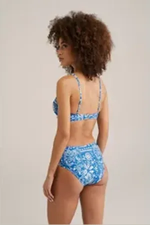 WE Fashion Bügel-Bikini-Top blau 42