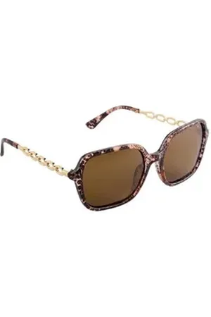Next Sonnenbrille Wickel-Sonnenbrille mit Kettenverzierung (1-St) braun
