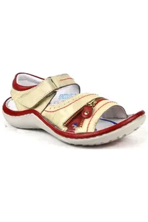 Krisbut Leder Sandalen Sandale Grau grau 36 EU