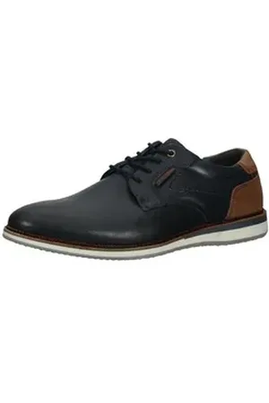 Bullboxer Halbschuhe Leder Schnürschuh blau 41 EU