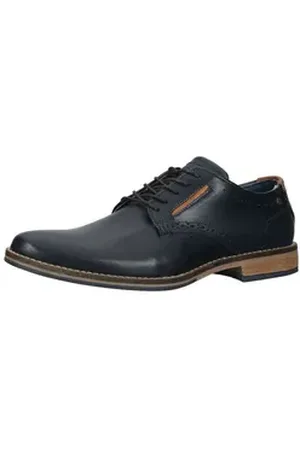 Bullboxer Businessschuhe Glattleder Schnürschuh blau 44 EU