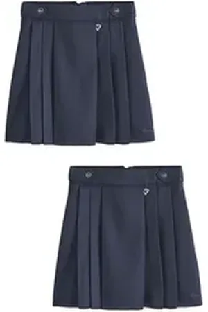 Clarks Faltenrock Falten-Schulröcke, 2er-Pack (2-tlg) blau 146 (11 J.)