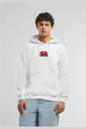 Mister Tee Hoodie California Bear Patch Hoody weiß XXL
