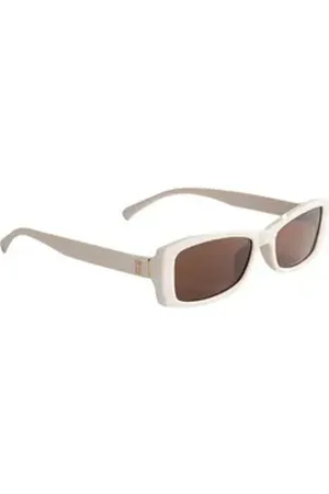 Next Sonnenbrille Schmale, matte Sonnenbrille (1-St) weiß