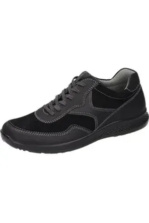 Comfortabel Schnürer Schnürschuh aus echtem Leder schwarz 41 EU