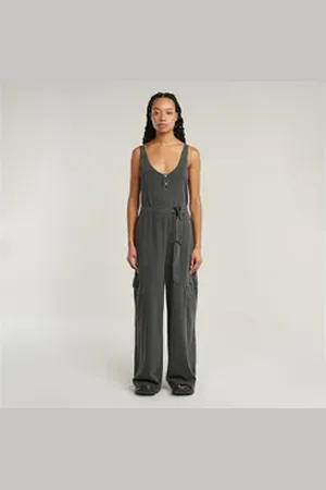 G-Star Overall Overdyed utility loose jumpsuit wmn grau L