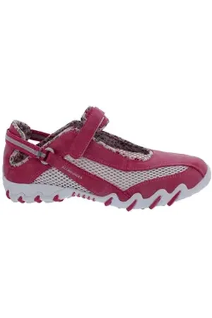 Allrounder By Mephisto Niro Sneaker, Red / Rosewater, Vintage 48 / Open Mesh 06 Klettschuh rot 42 EU