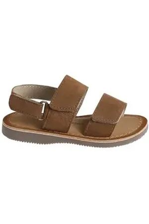 Vertbaudet Baby Klett-Sandalen aus Leder Sandale braun 26 EU