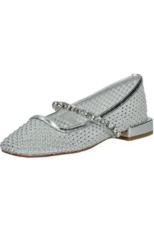 Alma en Pena Ballerinas Textil Riemchenballerina silberfarben 39 EU