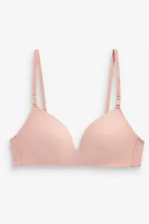 Next Bügelloser BH Ultimate Comfort Wattierter Spitzen-BH ohne Bügel (1-tlg) beige 70