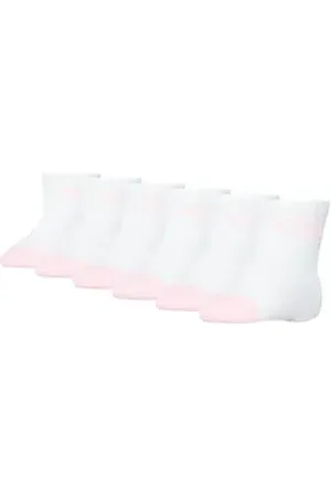 PUMA Socken BABY MINI CATS SOCK 6P ECOM (6 Paar) Logo rosa 15-18