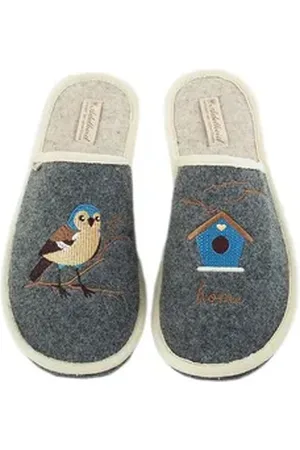 Adelheid Birdhome Filzpantoffeln Pantoffel grau 38-39 EU