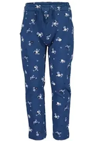 Blue Seven Jogginghose Mädchen Hose Blumen Jogginghose Freizeithose blau (1-tlg) blau 110