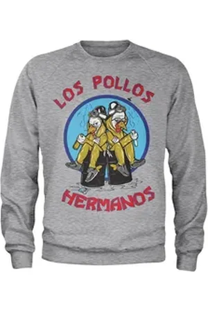 Breaking Bad Rundhalspullover Walter Jesse Hermanos Sweatshirt grau XL