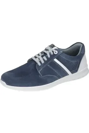 Comfortabel Schnürer Schnürschuh aus echtem Leder blau 42 EU