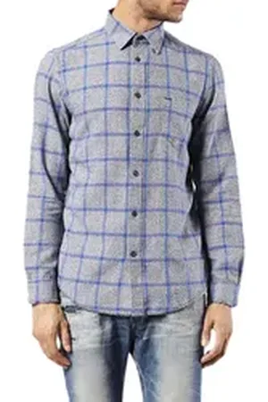 Diesel Longsleeve S-Tas grau