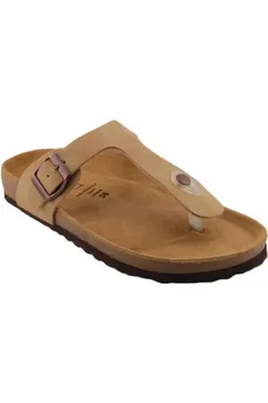 SUPERSOFT Bio Damen Zehensteg Pantolette braun 41