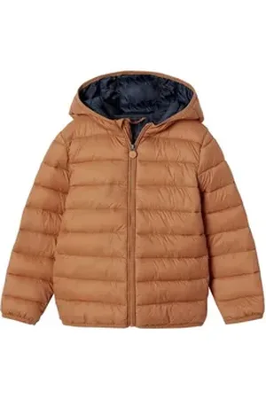 Vertbaudet Steppjacke Jungen Light-Steppjacke mit Kapuze beige 92/98