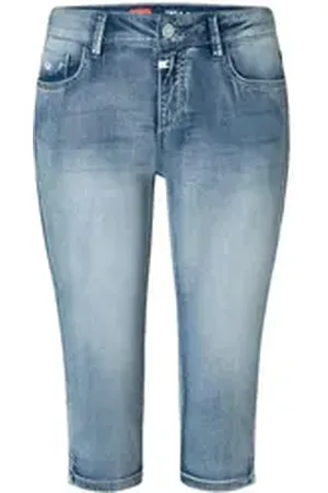 Timezone 3/4-Jeans AleenaTZ - aqua blue wash blau 33
