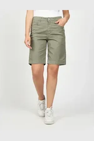 Gang Bermudas 94CARLOTTA BERMUDA mit weitem Bein grün 27