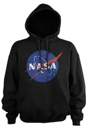Nasa Hoodie Washed Insignia Big Tall Hoodie schwarz 4XL