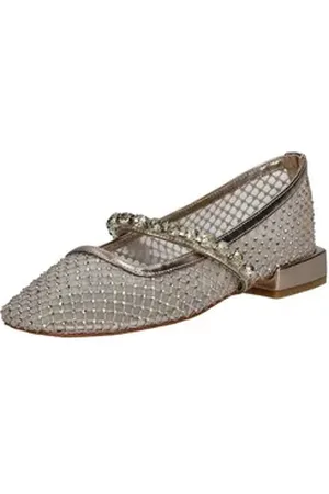 Alma en Pena Ballerinas Textil Riemchenballerina braun 39 EU