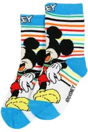 Disney Strümpfe Strümpfe Mickey Mouse Streifen (1-Paar) bunt 23-26