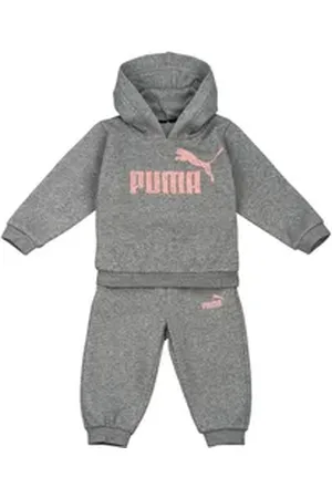 PUMA Trainingsanzug Baby Jogginganzug Minicats No. 1 Logo Jogger 580691 grau 98