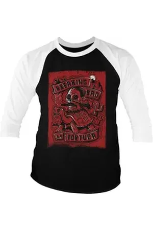 Breaking Bad Longsleeve La Tortuga Hola Death Baseball Long Sleeve Tee weiß M