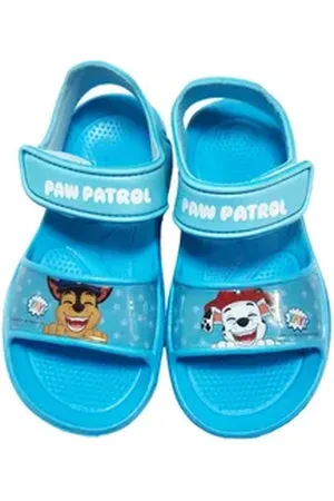 Paw Patrol Chase Marshall Kinder Sandalen Badeschuhe Latschen Sandale Gr. 22 bis 33 blau 28-29 EU