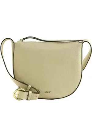 Abro+ Umhängetasche Lulu Crossbody Bag, aus echtem Leder beige