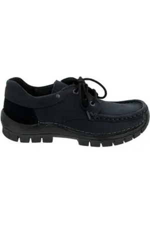 Wolky Fly Halbschuh, Oiled nubuck, blue, 0472616-800 Schnürschuh blau 40
