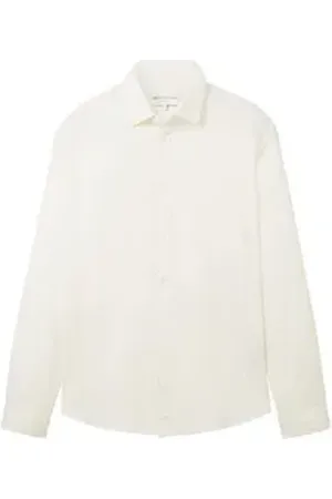 TOM TAILOR Denim Langarmhemd weiß XXL