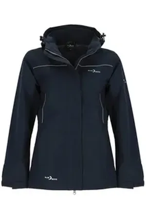Blue Wave Funktionsjacke Damen Regenjacke Klea - Verstaubar - Wasserdichte Outdoor-Jacke blau 56